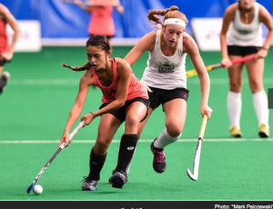 RUSH's Brynn Zorilla eliminates a defender at the 2015 U-16 National Futures Championship in June at the Spooky Nook in Lancaster, PA.  